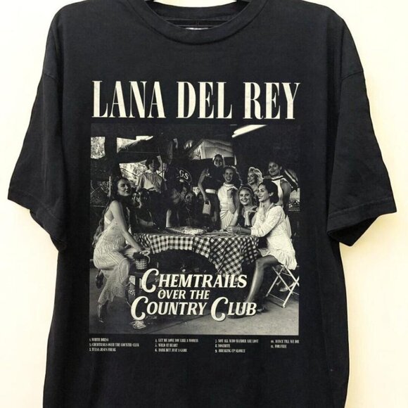 Retro 90s Lana Del Rey Tour Shirt, Official 2025 Music Merch Tee 93 - Picture 1 of 5